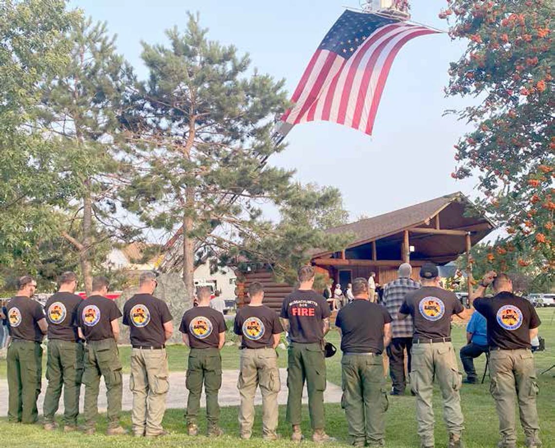 Ely pays tribute to fallen firefighter