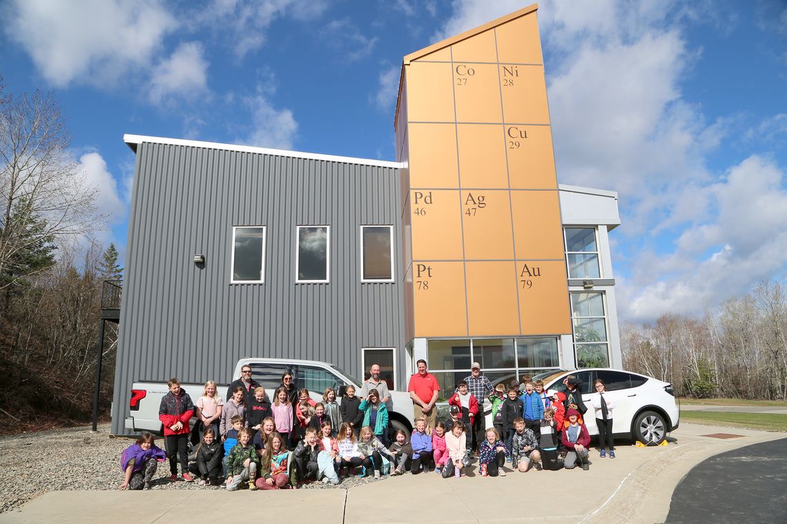 Ely third graders visit Twin Metals, Pioneer Mine