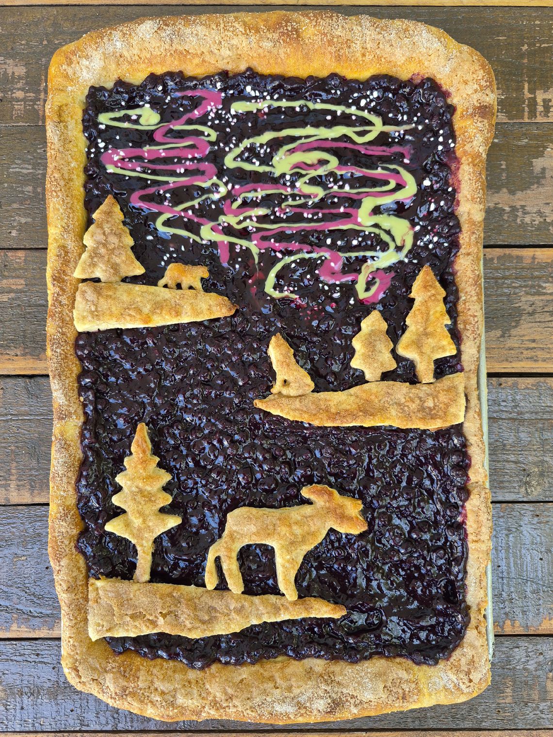 End of the Road Recipes: Blueberry Northern Lights Slab Pie End of the Road Recipes: Blueberry Northern Lights Slab Pie