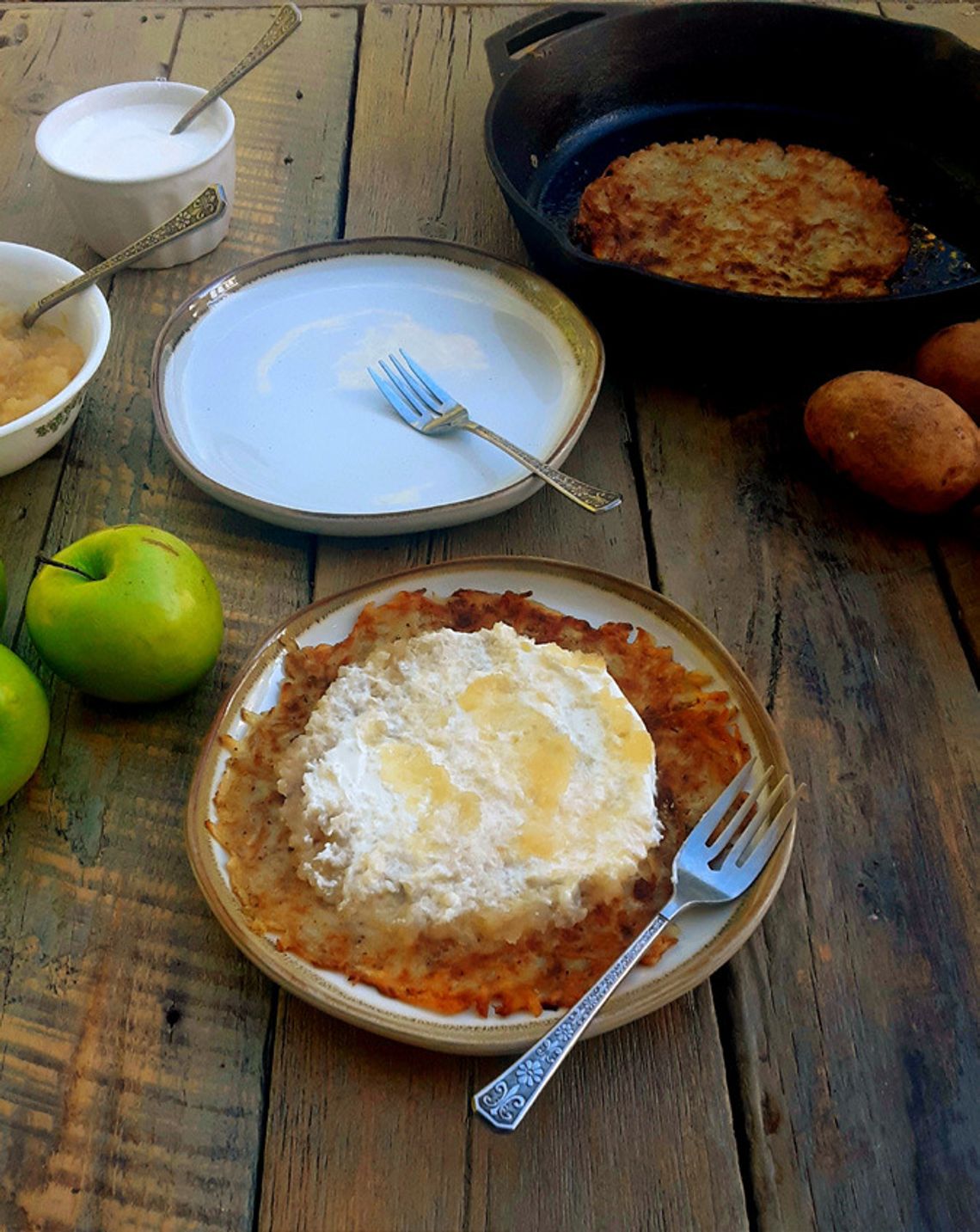 End of the Road Recipes: Carol’s German Potato Pancakes End of the Road Recipes: Carol’s German Potato Pancakes