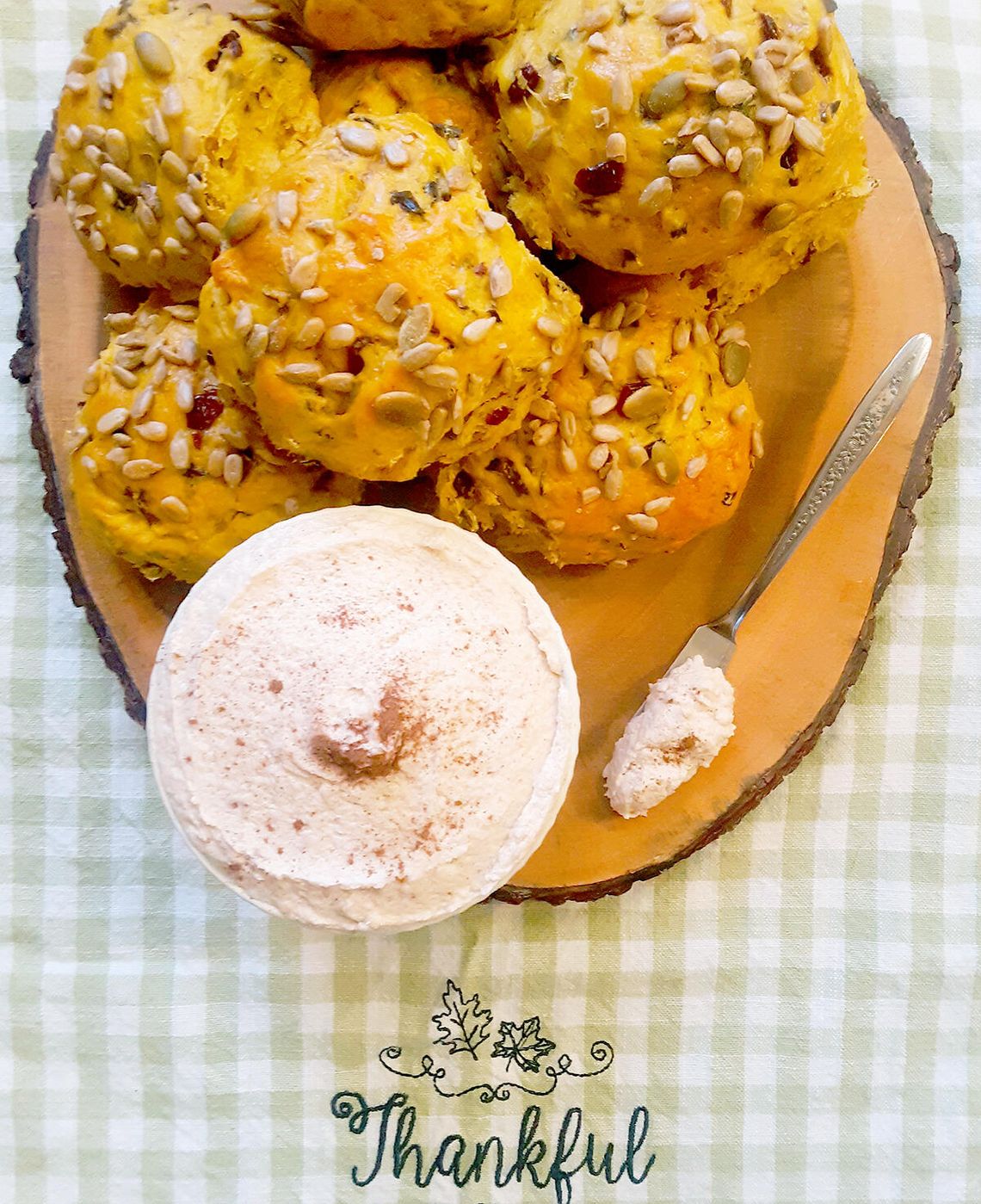 End of the Road Recipes:  Cranberry Wild Rice Pumpkin Buns