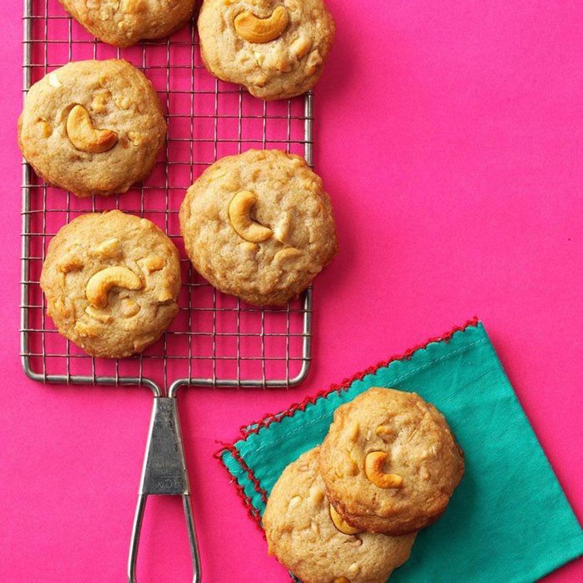 End of the Road Recipes: Salted Toffee Cashew Cookies