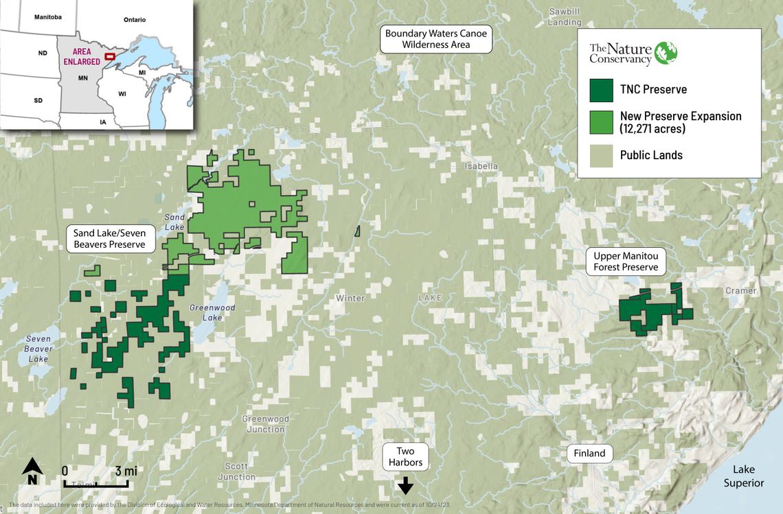 Nature Conservancy buys 12,000 acres in Lake County