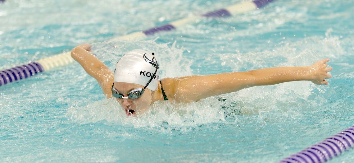 NRE swim team was fit to be tied