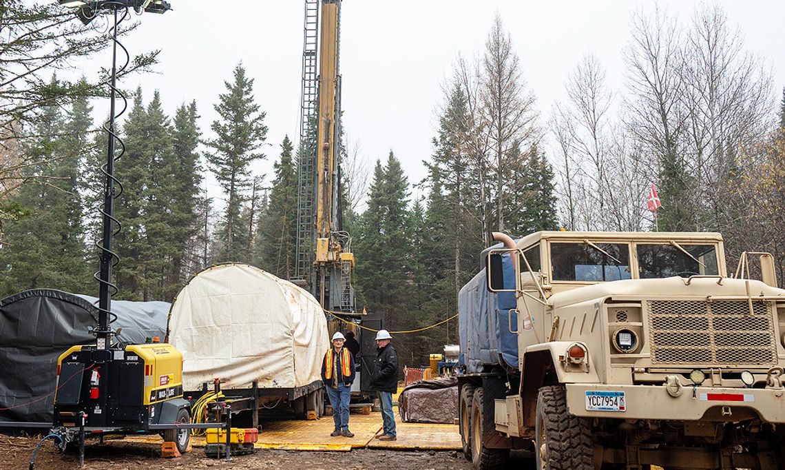 Pulsar drill hole hits 3,500 feet