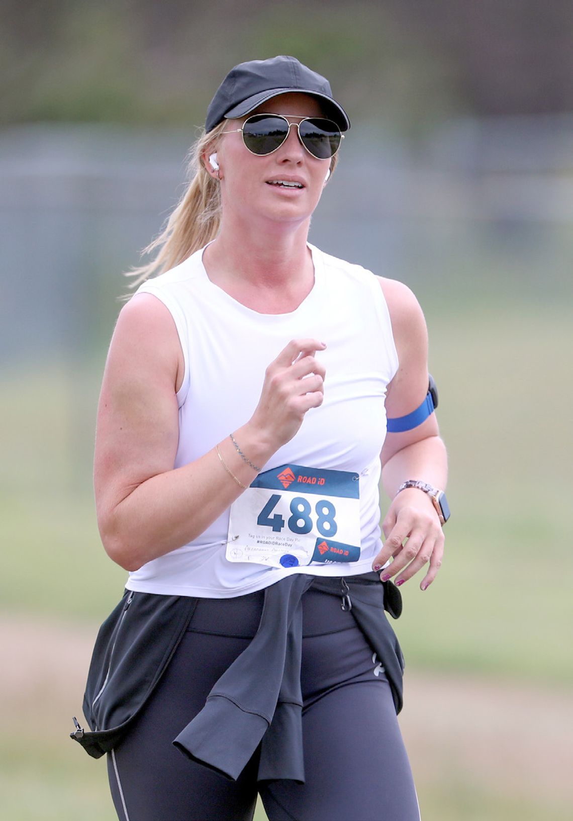 Running the Peter Mitchell 5k was Amber Akemann