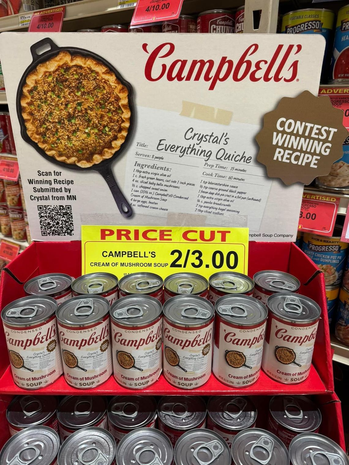 Schlueter wins Campbell’s Soup nationwide recipe contest