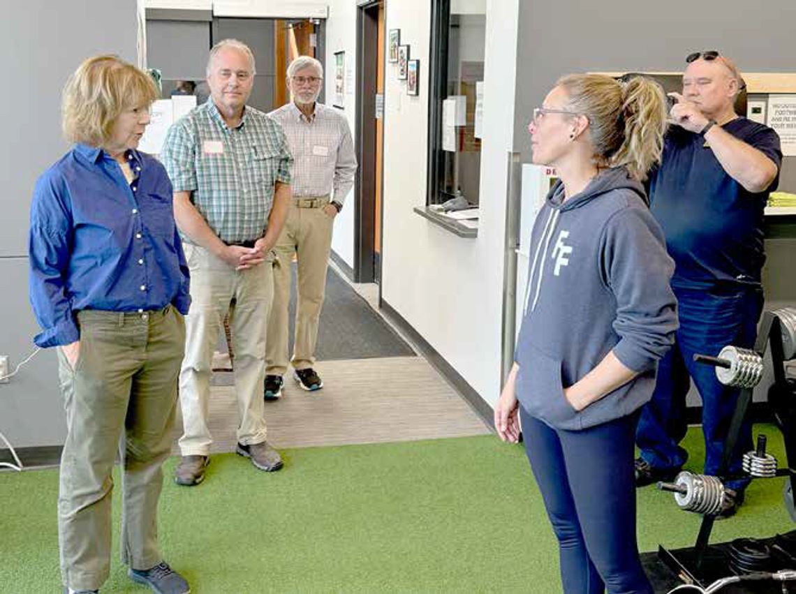 Sen. Smith visits The Hub