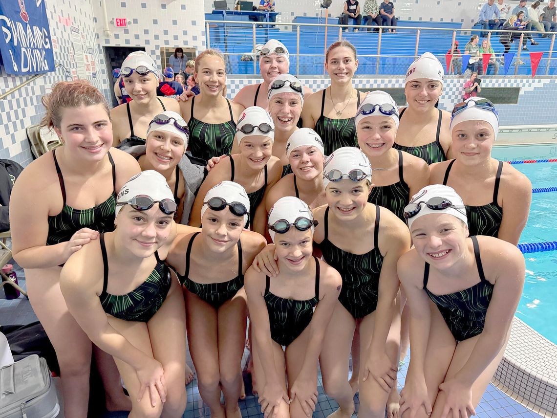 Swimmers notch first dual win Swimmers notch first dual win
