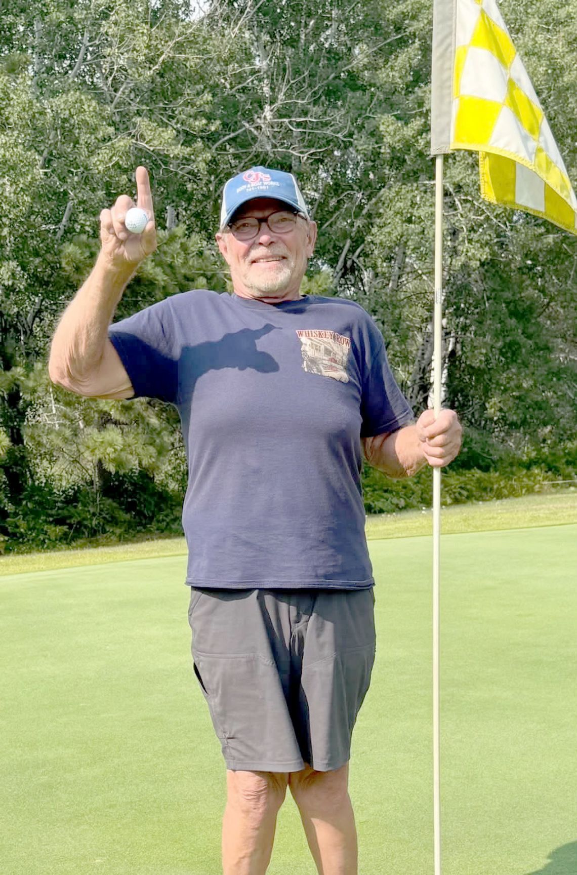 Ted Esala shot a hole in one