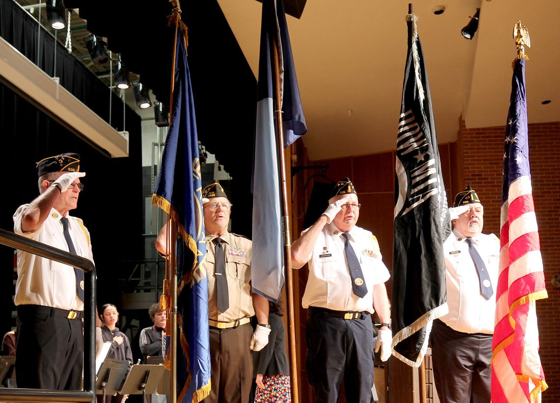 Veterans Day program held at Northeast Range