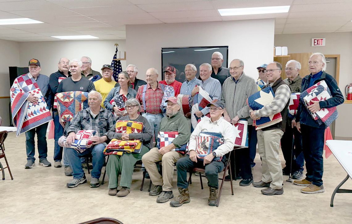 Veterans honored by quilters