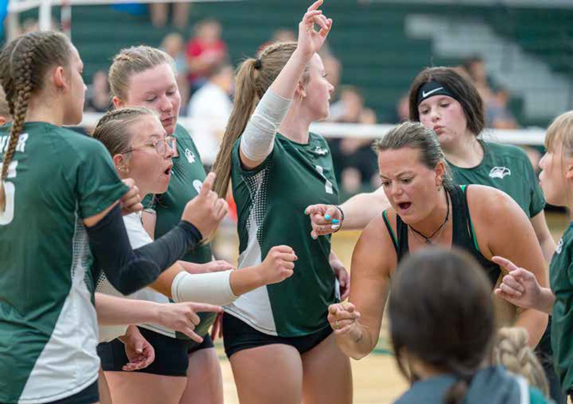 Volleyball team falls in home opener