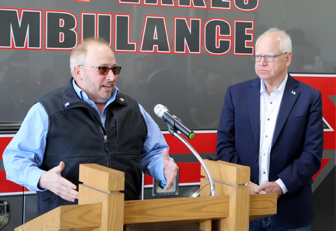 Walz signs ambulance bill