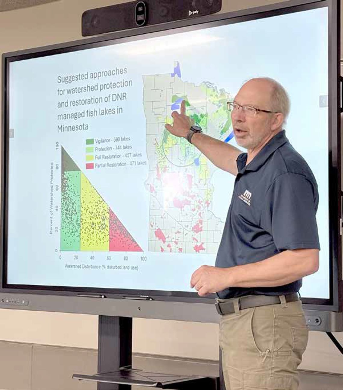 Warming lakes put pressure on cold-water fish